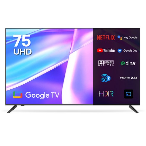 tv 75인치 추천 순위 이노스 4K UHD LED 구글 TV 75인치 제로베젤 스마트 티비 지금 바로 확인하기